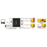 DeLOCK DisplayPort Splitter 1.2 > 2x DisplayPort 4K schwarz