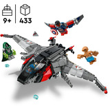 LEGO 76347 Marvel Super Herores Avengers: Doomsday Quinjet, Konstruktionsspielzeug 