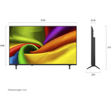 LG 50NU800B6LC.AEEQ, LED-Fernseher 127 cm (50 Zoll), schwarz, UltraHD/4K, Triple Tuner