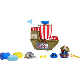 MGA Entertainment DohKins Pirate Ship Playset, Kneten 