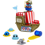 MGA Entertainment DohKins Pirate Ship Playset, Kneten 