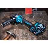 Makita Akku-Winkelschleifer GA008GM201 XGT, 40Volt blau/schwarz, 2x Li-Ion XGT Akku 4,0Ah, MAKPAC Gr.4