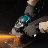 Makita Akku-Winkelschleifer GA008GM201 XGT, 40Volt blau/schwarz, 2x Li-Ion XGT Akku 4,0Ah, MAKPAC Gr.4