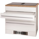 Respekta KMCH7800I-45, Autarkes Kochfeld schwarz, mit Integrierter Dunstabzugshaube