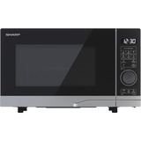 SHARP YC-PG204AE-S, Mikrowelle silber/grau