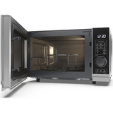 SHARP YC-PG204AE-S, Mikrowelle silber/grau