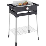 Severin BBQ-Standgrill Style Evo S PG 8124, Elektrogrill schwarz/silber, 2.500 Watt