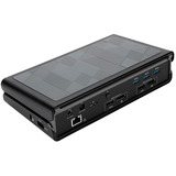 Targus USB-A DV4K Dock Generalüberholt, Dockingstation schwarz, DisplayPort, HDMI, USB-C