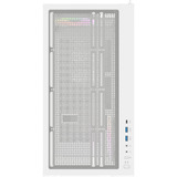 Thermaltake View 270 Plus WS ARGB Snow White, Tower-Gehäuse weiß/holz, Tempered Glass x 2, Holz-Struktur