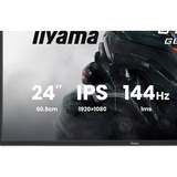 iiyama G-Master GB2441HSU-B1, Gaming-Monitor 60.5 cm (23.8 Zoll), schwarz, FullHD, IPS, HDMI, DP, Free-Sync, USB-Hub, Höhenverstellung, 144Hz Panel