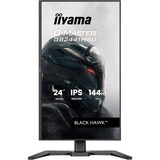 iiyama G-Master GB2441HSU-B1, Gaming-Monitor 60.5 cm (23.8 Zoll), schwarz, FullHD, IPS, HDMI, DP, Free-Sync, USB-Hub, Höhenverstellung, 144Hz Panel