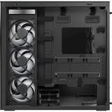 ARCTIC Xtender Mirror Black Design, Tower-Gehäuse schwarz, Tempered Glass x 2 (verspiegelt)