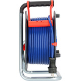 Brennenstuhl Garant IP44 Outdoor-Kabeltrommel, 3-fach schwarz/blau, 50 Meter