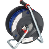 Brennenstuhl Garant IP44 Outdoor-Kabeltrommel, 3-fach schwarz/blau, 50 Meter