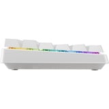CHERRY XTRFY K33 Compact Wireless , Gaming-Tastatur weiß, DE-Layout, Rubberdome