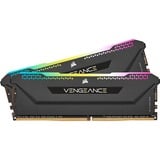 Corsair DIMM 16 GB DDR4-3600 (2x 8 GB) Dual-Kit, Arbeitsspeicher schwarz, CMH16GX4M2Z3600C18, Vengeance RGB PRO SL, INTEL XMP