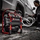 EINHELL Power X-Change Akku-Kompressor SILENZZO 18/160, 18Volt rot/schwarz, ohne Akku und Ladegerät