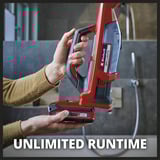 EINHELL Power X-Change BRILLIANTO, Fenstersauger rot, ohne Akku und Ladegerät