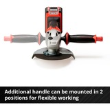 EINHELL Professional Akku-Winkelschleifer TE-AG 18/150 Li BL - Solo, 18Volt rot/schwarz, ohne Akku und Ladegerät