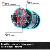EINHELL Professional Akku-Winkelschleifer TE-AG 18/150 Li BL - Solo, 18Volt rot/schwarz, ohne Akku und Ladegerät