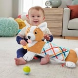Fisher-Price 3-in-1 Hündchen Spielkissen für Bauchlage mit 3 Spielzeugen, Kuscheltier 