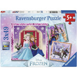 Ravensburger Kinderpzzle Disney Frozen, Puzzle 3x 49 Teile