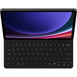 Samsung Book Cover Keyboard Slim, Tablethülle schwarz, DE-Layout, Samsung Galaxy Tab S9 | S9 FE | S10 FE | S10 Lite