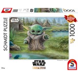 Schmidt Spiele Thomas Kinkade Studios: Star Wars The Mandalorian - Grogu Das Kind, Puzzle 1000 Teile