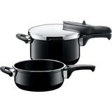 Silit Silargan Sicomatic t-Plus Schnellkochtopf-Set schwarz, Ø 22 cm, 4,5 l und 3,0 l