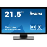 iiyama ProLite T2238MSC-B1, LED-Monitor 54.5 cm (21.5 Zoll), schwarz (matt), FullHD, IPS, Touchscreen