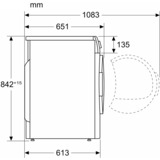 Bosch WTN83203 Serie 4, Kondensationstrockner weiß