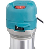 Makita Multifunktionsfräse RT0702CX2J, Fräsmaschine blau, 710 Watt, im MAKPAC Gr.4