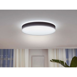 Philips HUE White Ambiance Enrave Deckenleuchte XL, LED-Leuchte schwarz, inkl. Dimmschalter