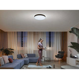 Philips HUE White Ambiance Enrave Deckenleuchte XL, LED-Leuchte schwarz, inkl. Dimmschalter