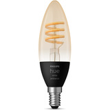 Philips HUE White Ambiance Filament E14 Kerzenform 350 lm, LED-Lampe ersetzt 30 Watt
