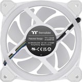 Thermaltake SWAFAN 12 RGB Radiator Fan TT Premium Edition White (3-Fan Pack), Gehäuselüfter weiß, 3er Pack, inkl. Controller, 120 mm