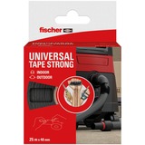 fischer GOW Gewebeband UNIVERSAL TAPE STRONG, 25m x 48mm, Klebeband transparent