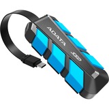 ADATA SC740 External SSD 2 TB, Externe SSD schwarz/blau, USB-C 3.2 Gen 2 (10 Gbit/s)