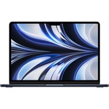 Apple MacBook Air 34,5 cm (13,6") 2022, Notebook schwarz, M2, 8-Core GPU, macOS Ventura, Deutsch, 256 GB SSD