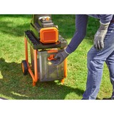 BLACK+DECKER Elektro-Leisehäcksler BEGAS5800 schwarz/orange, 2.800 Watt