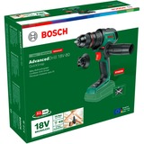 Bosch Heimwerken & Garten Akku-Bohrschrauber AdvancedDrill 18V-80 QuickSnap Solo grün/schwarz, ohne Akku und Ladegerät, POWER FOR ALL ALLIANCE