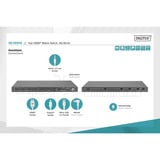 Digitus 4K HDMI Switch, 4x2 grau, 4K/60Hz
