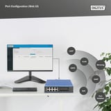 Digitus Industrialler 8 + 4 10G Uplink Port L3 managed Gigabit, Switch 