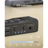 ICY BOX IB-2911MSCL-CU31, Dockingstation schwarz