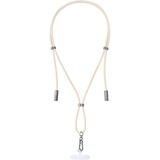 Intenso Handykette und Lade-/Datenkabel Cell Phone Charging Lanyard beige, 1,65 Meter, USB-C, PD3.0 / QC4.0, Nylon