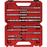 KWB Hammerbohrer-Satz SDS-plus, 12-teilig rot, Ø 5-14mm, Transportkoffer