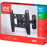 ONE FOR ALL WM4241, Wandhalterung schwarz, neigbar, schwenkbar