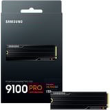 Samsung 9100 PRO Heatsink 1 TB, SSD PCIe 5.0 x4, NVMe 2.0, M.2 2280