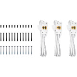 Thermaltake CT140 EX INFINITY, Gehäuselüfter weiß, 3er Pack, 140 mm