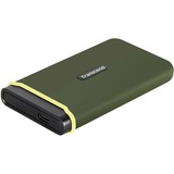 Transcend ESD380C 4 TB, Externe SSD olivgrün, USB-C 3.2 Gen 2 (10 Gbit/s)